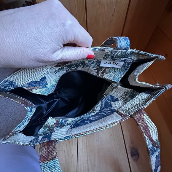 LL Bean Blue Canvas Shoulder Bag and cute canvas tote bag.  2 for 1 price! - Picture 9 of 9